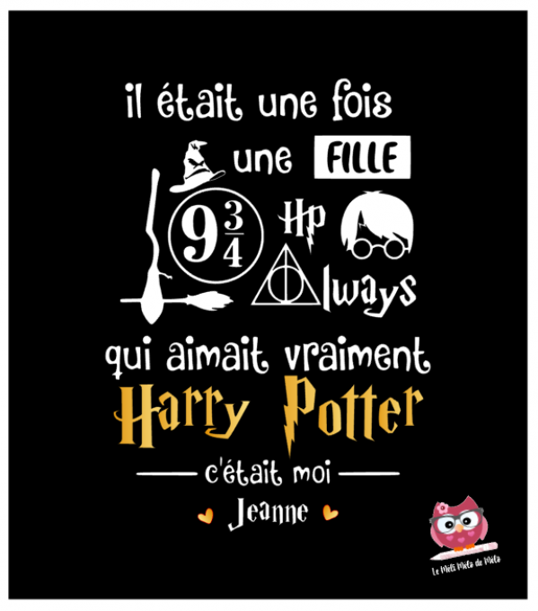 Tee-shirt femme il était une fois HP