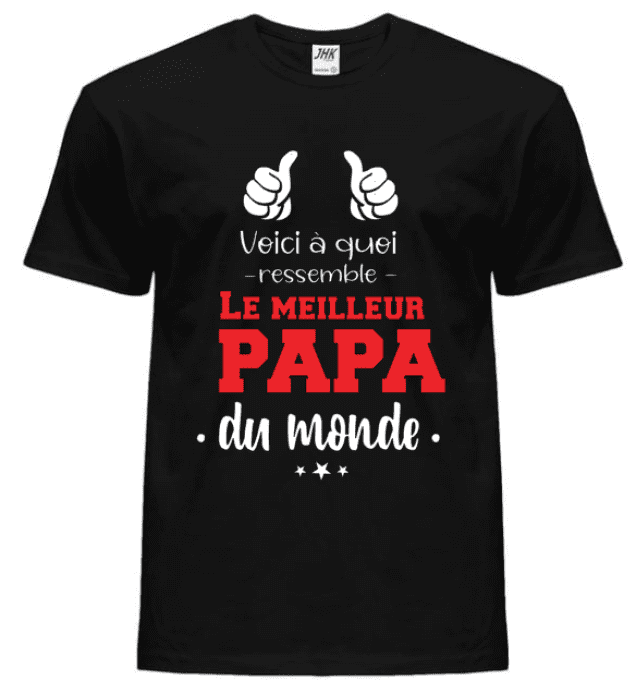 Tee-shirt fête des pères + Porte clés décapsuleur