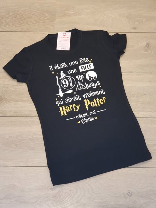 Tee-shirt femme il était une fois HP