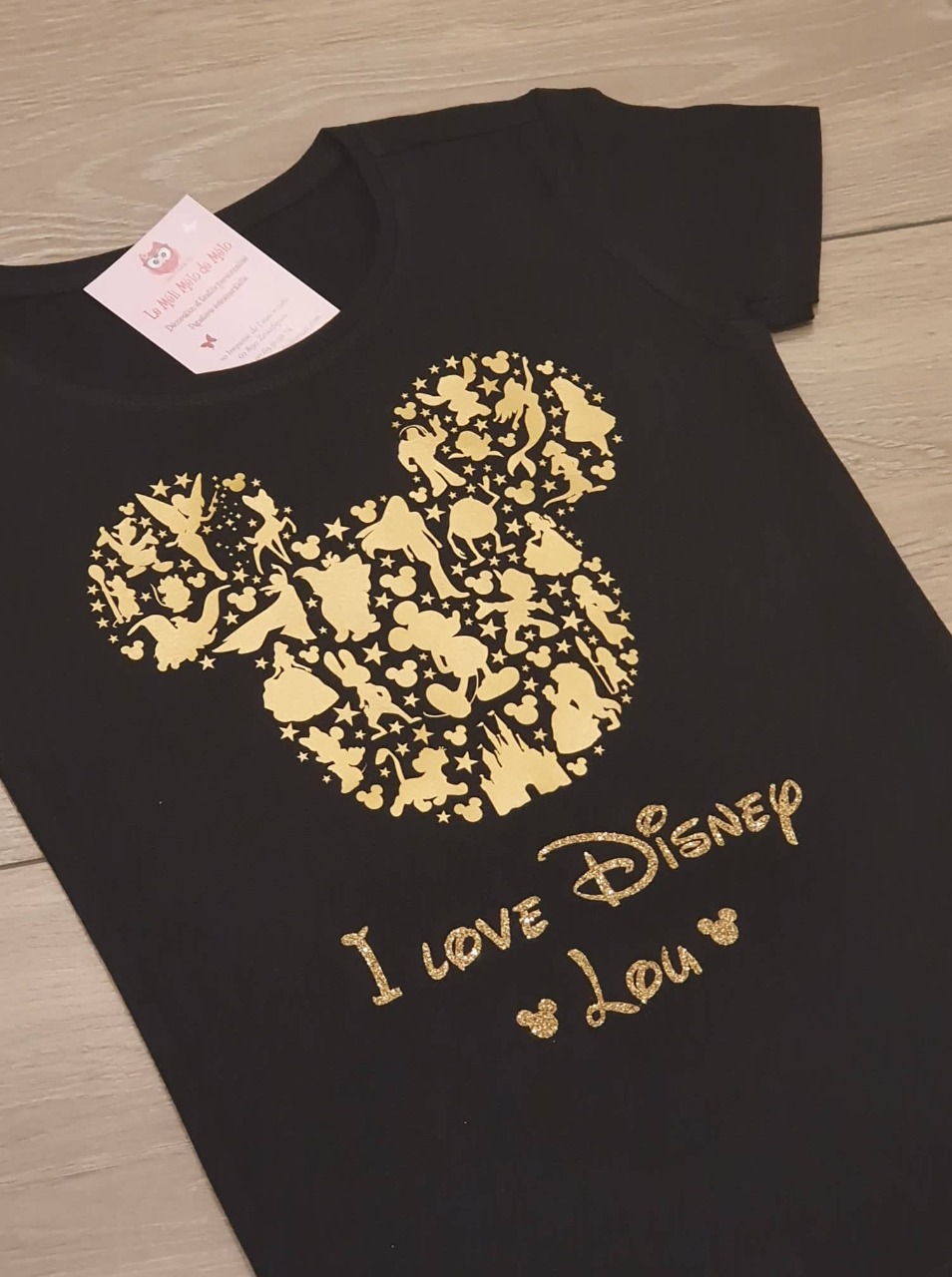 Tee-shirt I love Disney Enfant