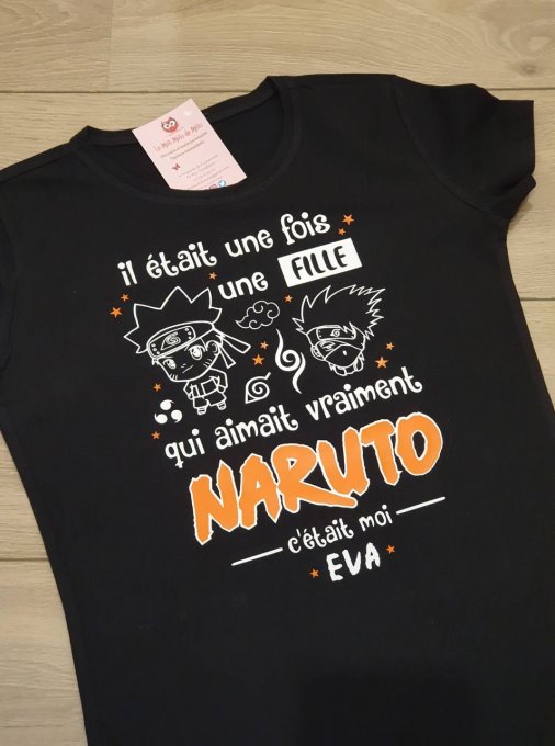 Tee-shirt il était une fois Naruto