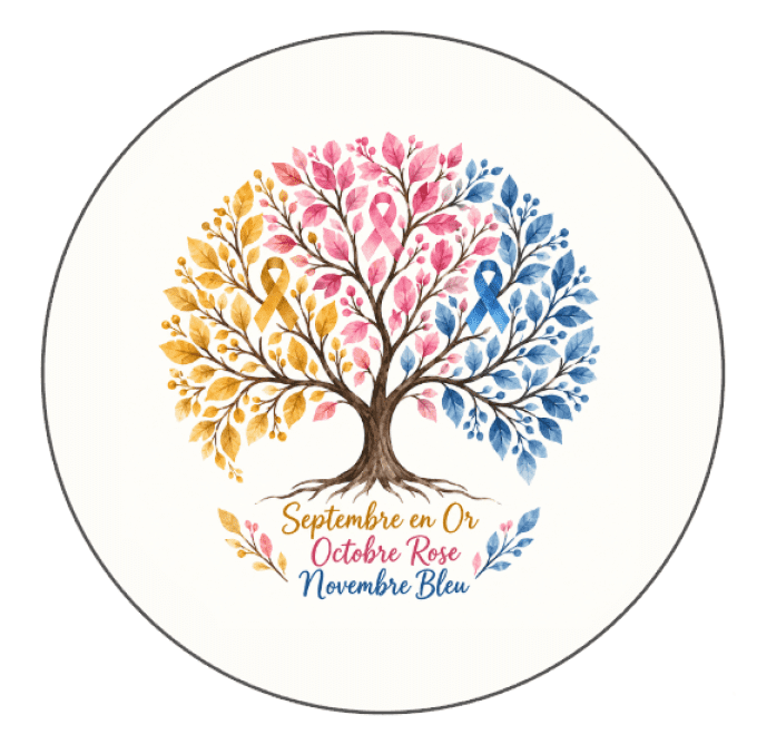 3 en 1 Arbre de vie – Badge, porte-clés ou magnet