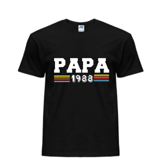 Tee-shirt Papa Lignes 