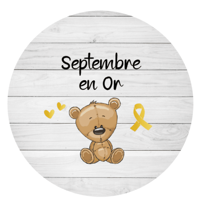Badge, Porte clés ou Magnet Ourson