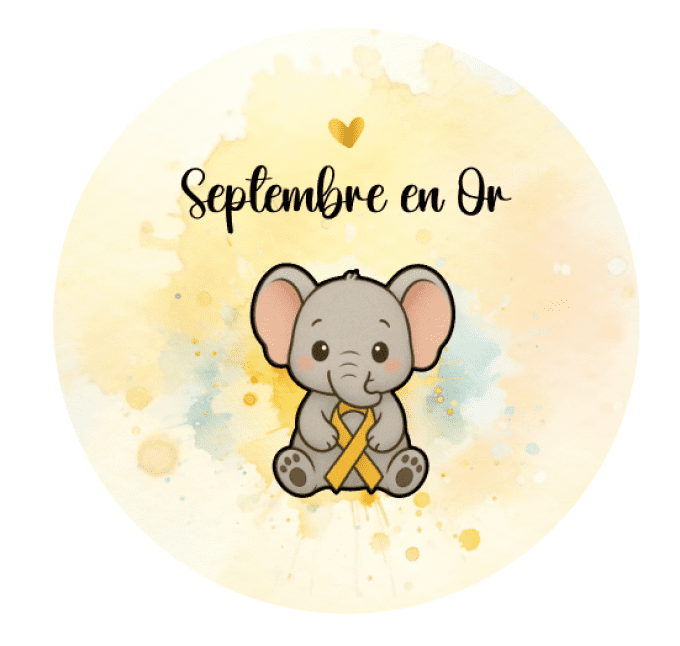 Badge, Porte clés ou Magnet Éléphant 