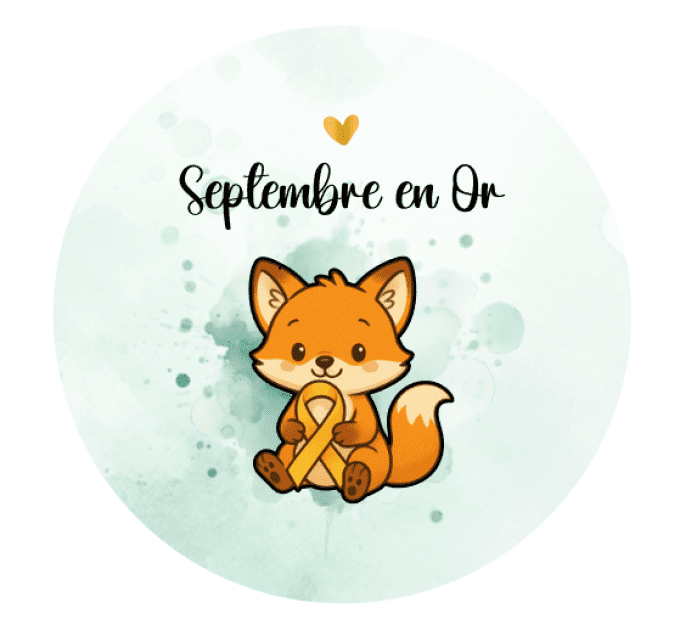 Badge, Porte clés ou Magnet Renard