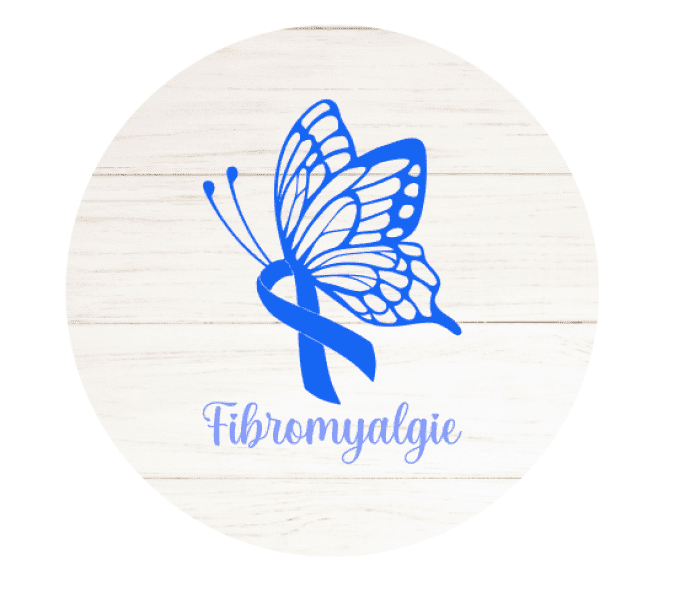 Badge, Porte clés ou Magnet FIB01 Fibromyalgie
