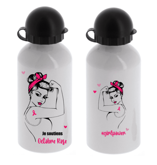 Gourde Alu Girl Power