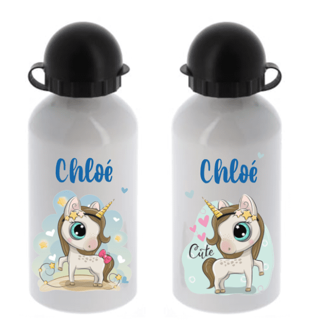 Gourde Licorne Bleue