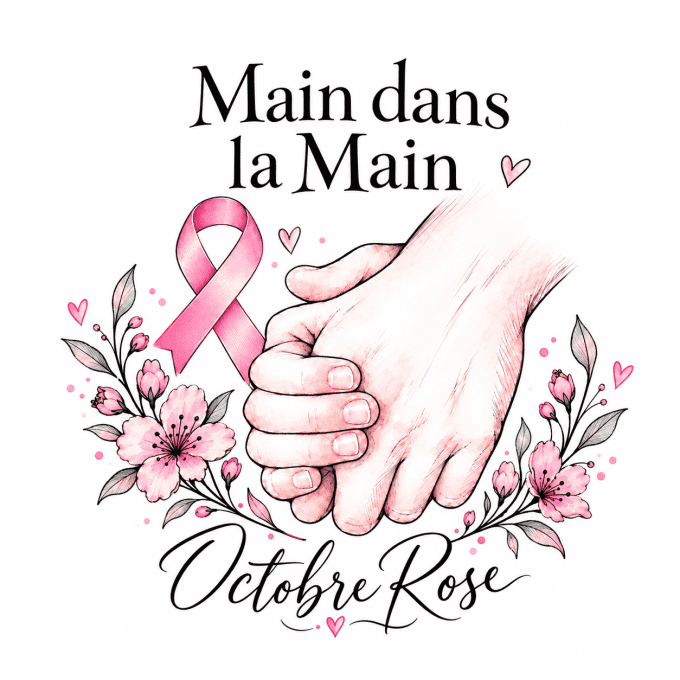 Badge, Porte clés ou Magnet Main dans la Main