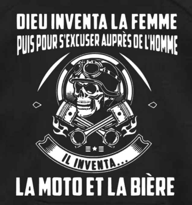 Sweat Moto et bière