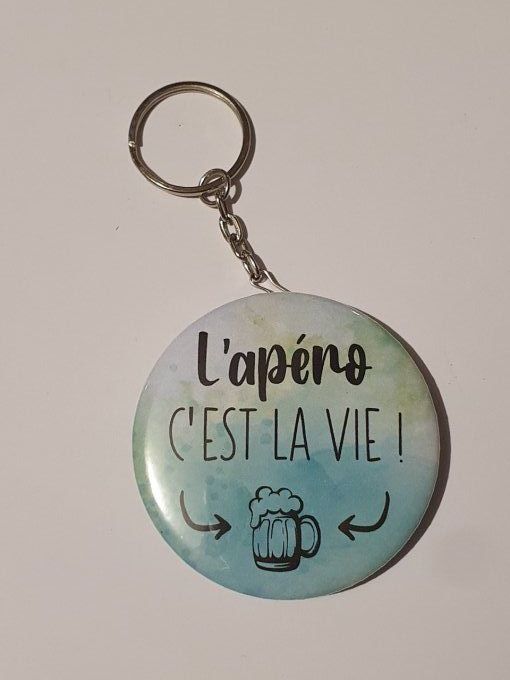L'apéro c'est la vie, bleu