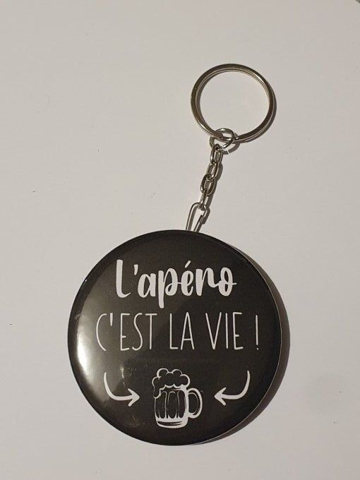 L'apéro c'est la vie, noir
